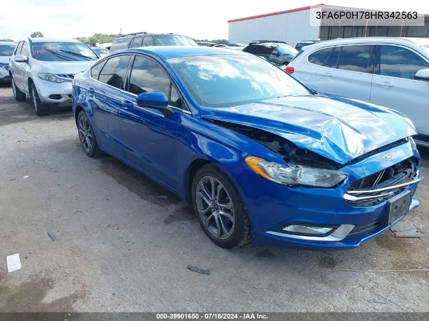 3FA6P0H78HR342563 2017 Ford Fusion Se