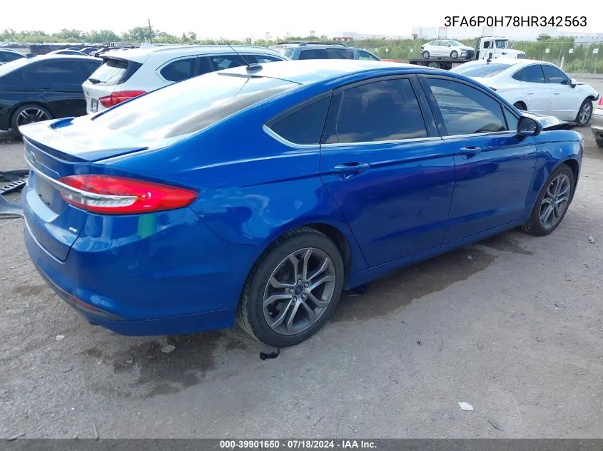 3FA6P0H78HR342563 2017 Ford Fusion Se