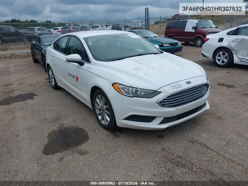 3FA6P0HD1HR307532 2017 Ford Fusion Se