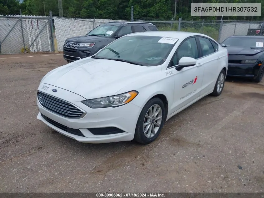 3FA6P0HD1HR307532 2017 Ford Fusion Se