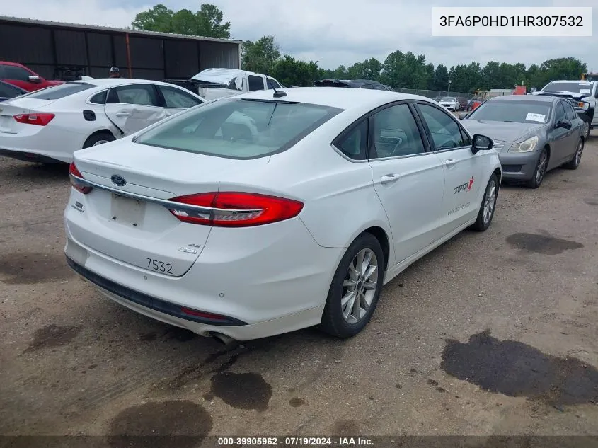 3FA6P0HD1HR307532 2017 Ford Fusion Se