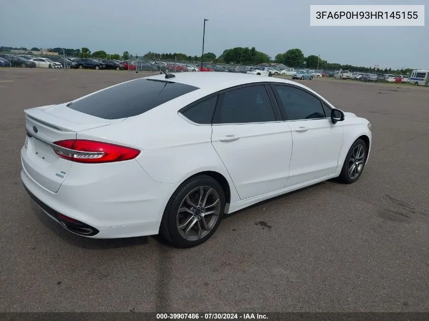 3FA6P0H93HR145155 2017 Ford Fusion Se