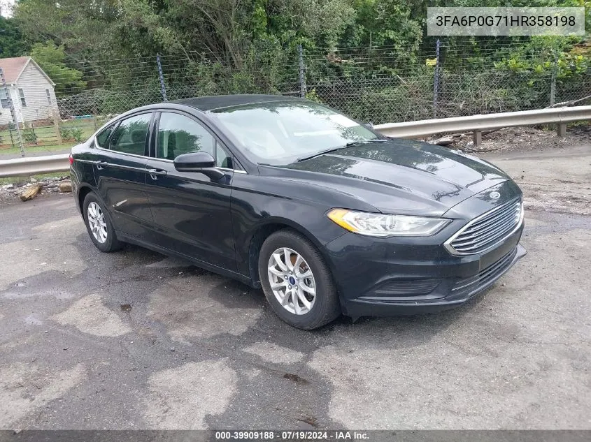 3FA6P0G71HR358198 2017 Ford Fusion S