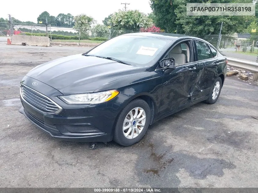 3FA6P0G71HR358198 2017 Ford Fusion S