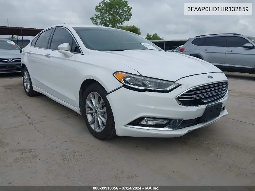 3FA6P0HD1HR132859 2017 Ford Fusion Se