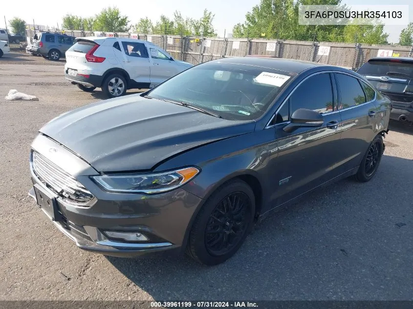 3FA6P0SU3HR354103 2017 Ford Fusion Energi Titanium