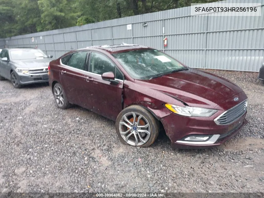 3FA6P0T93HR256196 2017 Ford Fusion Se