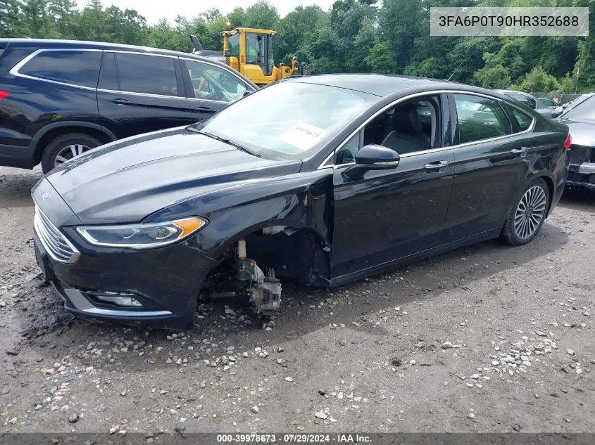 3FA6P0T90HR352688 2017 Ford Fusion Se