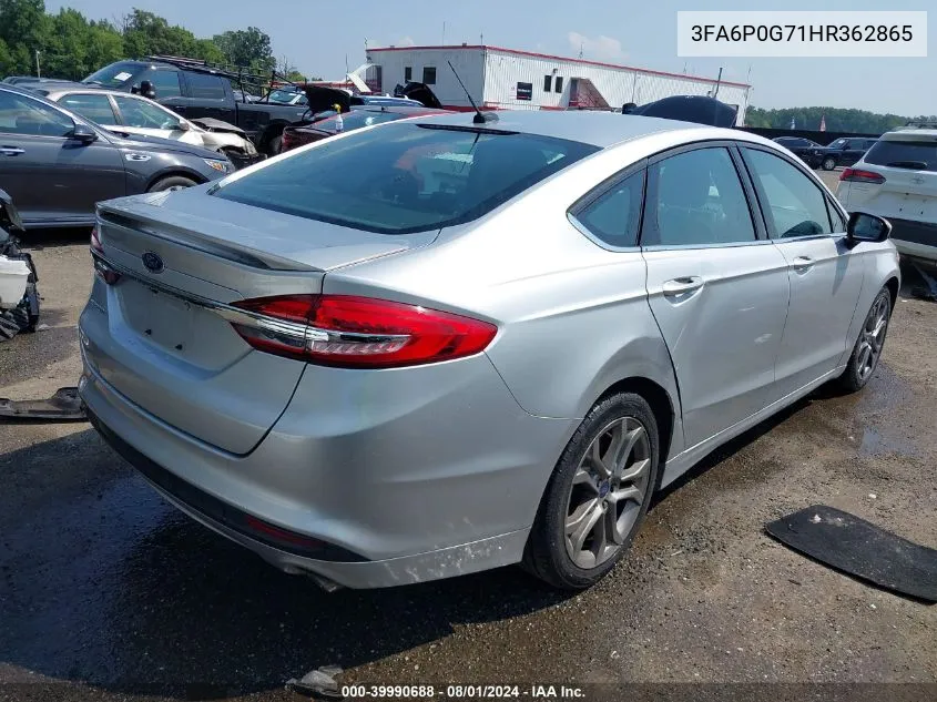 3FA6P0G71HR362865 2017 Ford Fusion S