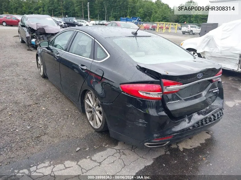 3FA6P0D95HR308314 2017 Ford Fusion Platinum