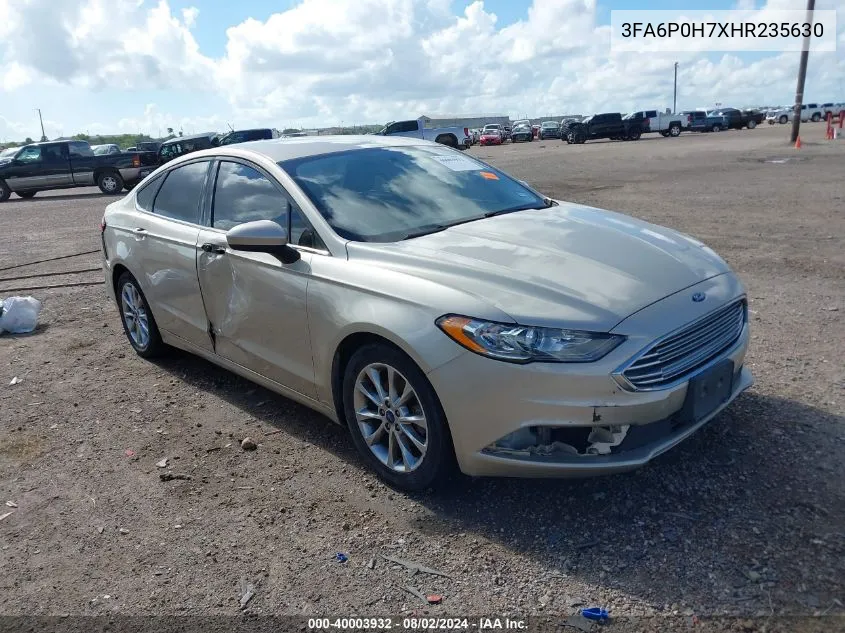 3FA6P0H7XHR235630 2017 Ford Fusion Se