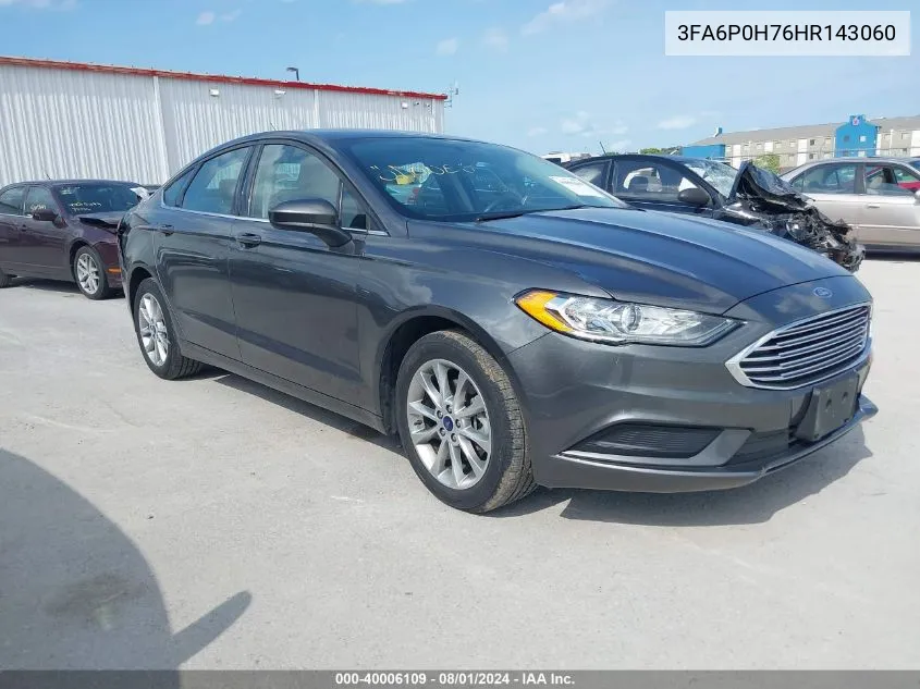 3FA6P0H76HR143060 2017 Ford Fusion Se