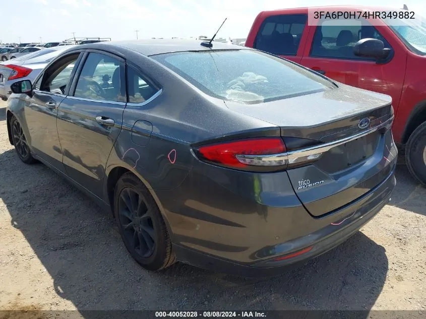 3FA6P0H74HR349882 2017 Ford Fusion Se