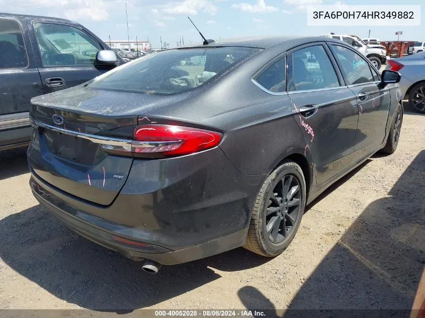 3FA6P0H74HR349882 2017 Ford Fusion Se