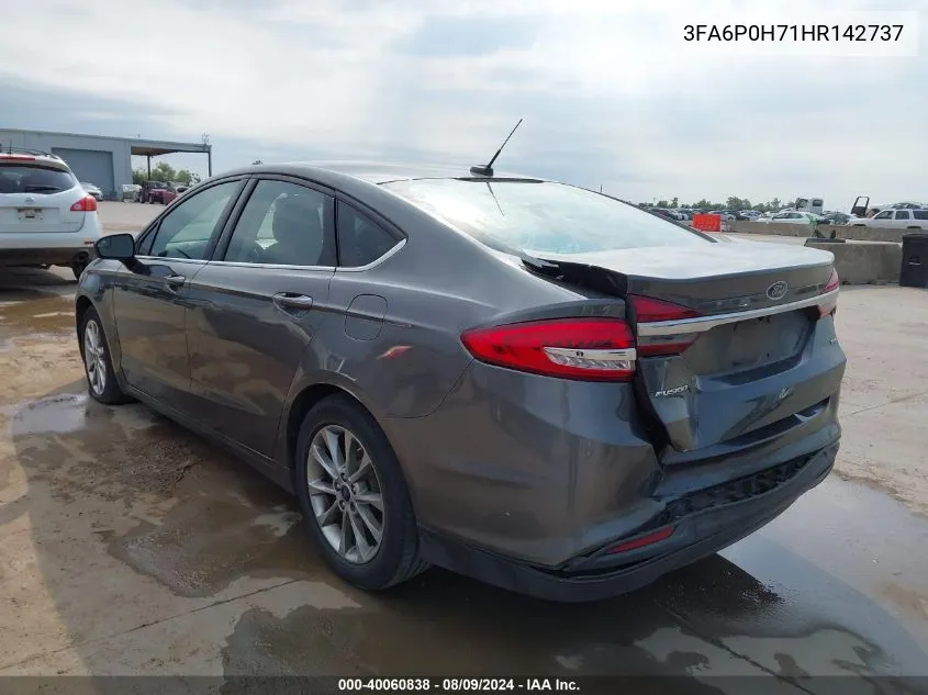 3FA6P0H71HR142737 2017 Ford Fusion Se