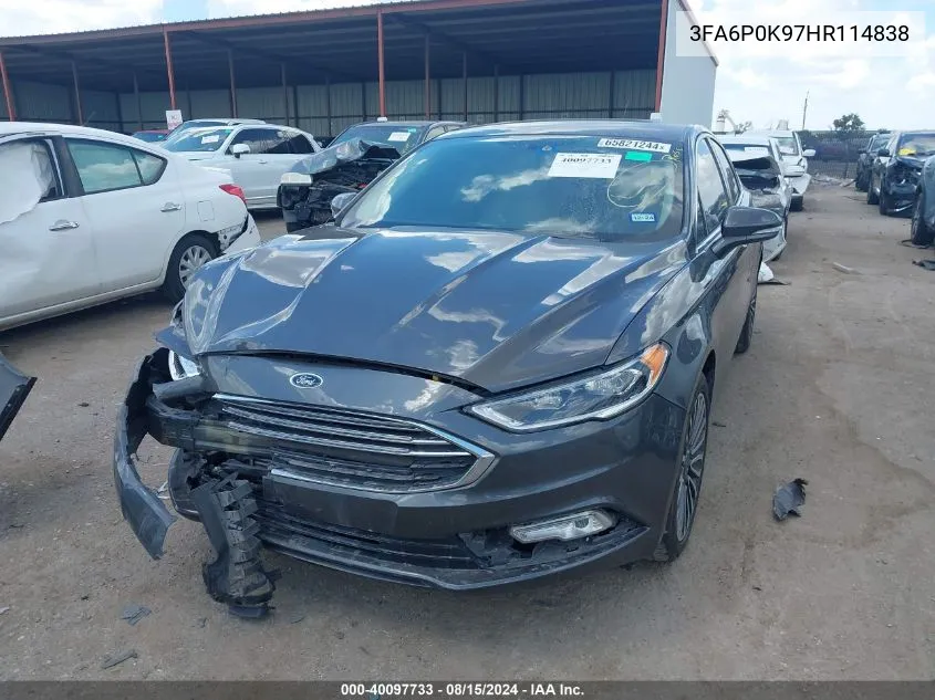 3FA6P0K97HR114838 2017 Ford Fusion Titanium