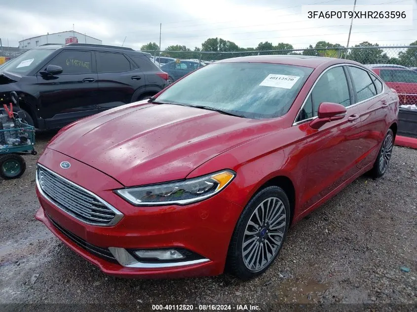 3FA6P0T9XHR263596 2017 Ford Fusion Se