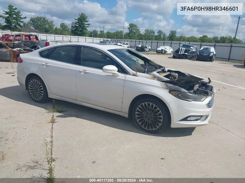 3FA6P0H98HR346601 2017 Ford Fusion Se