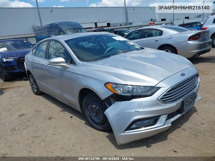 3FA6P0H96HR216140 2017 Ford Fusion Se