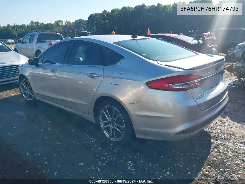 3FA6P0H76HR174793 2017 Ford Fusion Se