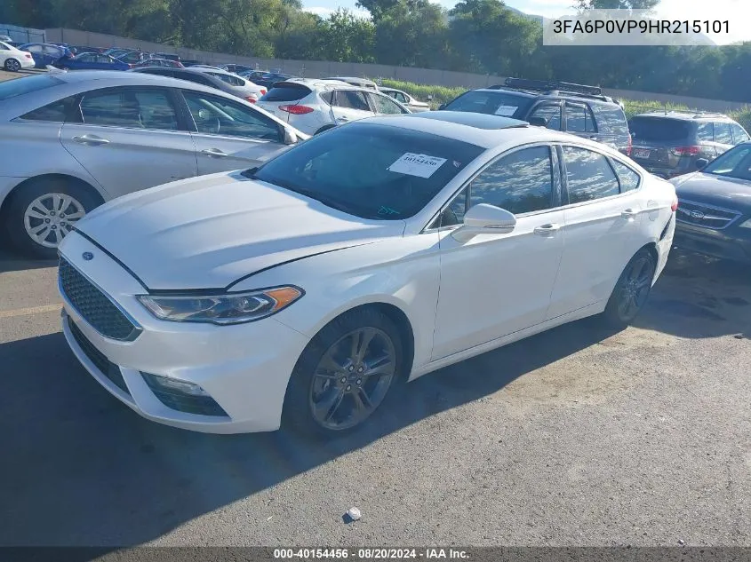 3FA6P0VP9HR215101 2017 Ford Fusion Sport