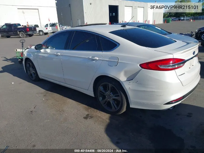 3FA6P0VP9HR215101 2017 Ford Fusion Sport