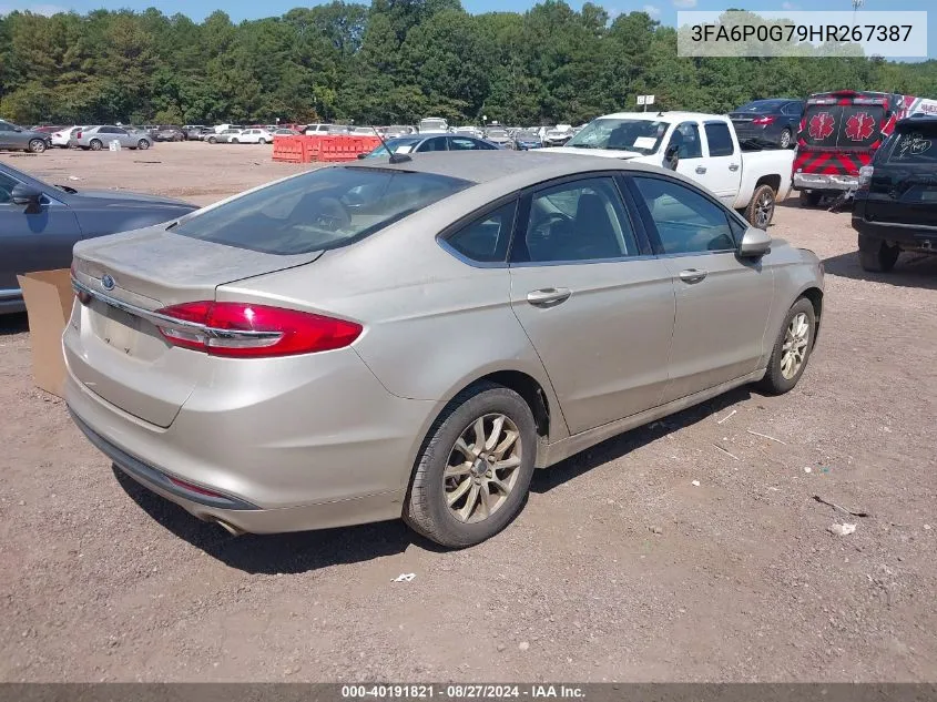 3FA6P0G79HR267387 2017 Ford Fusion S