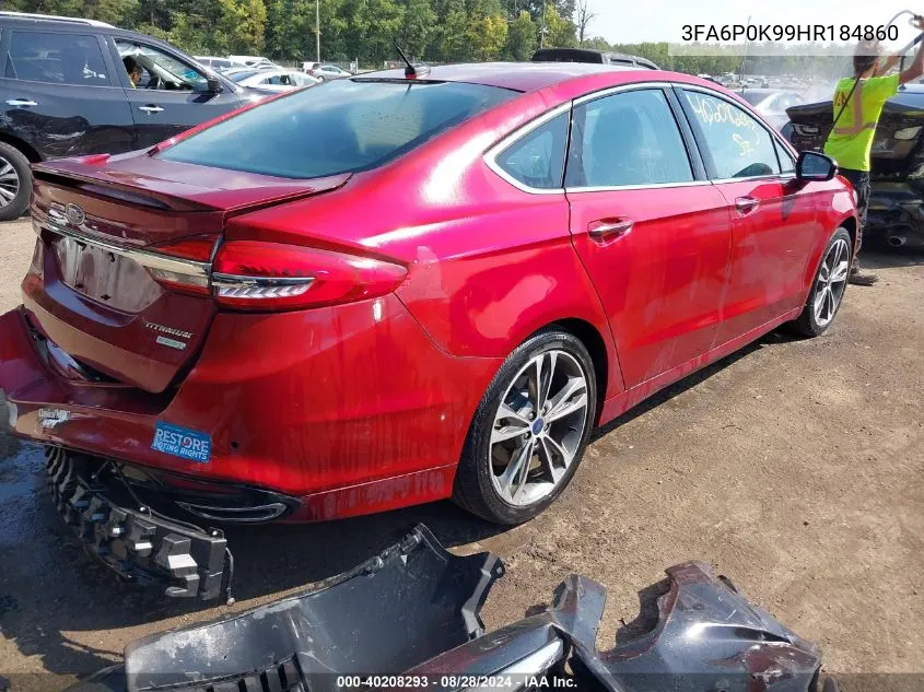 3FA6P0K99HR184860 2017 Ford Fusion Titanium