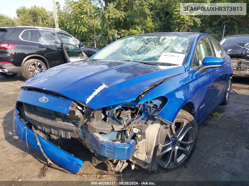 2017 Ford Fusion Hybrid Se VIN: 3FA6P0LUXHR373813 Lot: 40208337