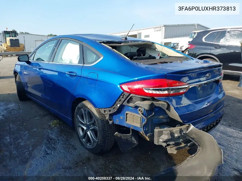 2017 Ford Fusion Hybrid Se VIN: 3FA6P0LUXHR373813 Lot: 40208337