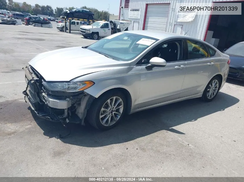 3FA6P0H70HR201339 2017 Ford Fusion Se