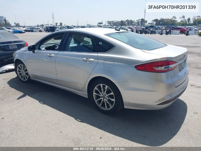 3FA6P0H70HR201339 2017 Ford Fusion Se