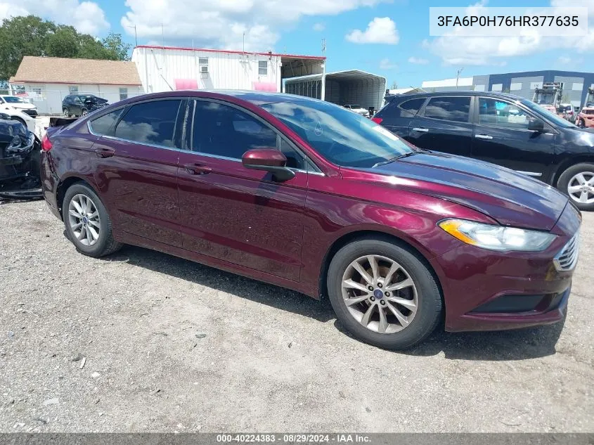 3FA6P0H76HR377635 2017 Ford Fusion Se