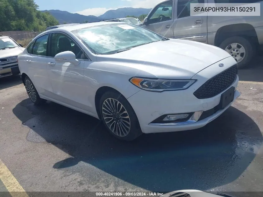 3FA6P0H93HR150291 2017 Ford Fusion Se