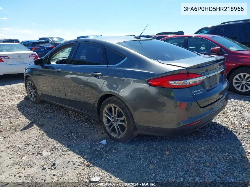 3FA6P0HD5HR218966 2017 Ford Fusion Se