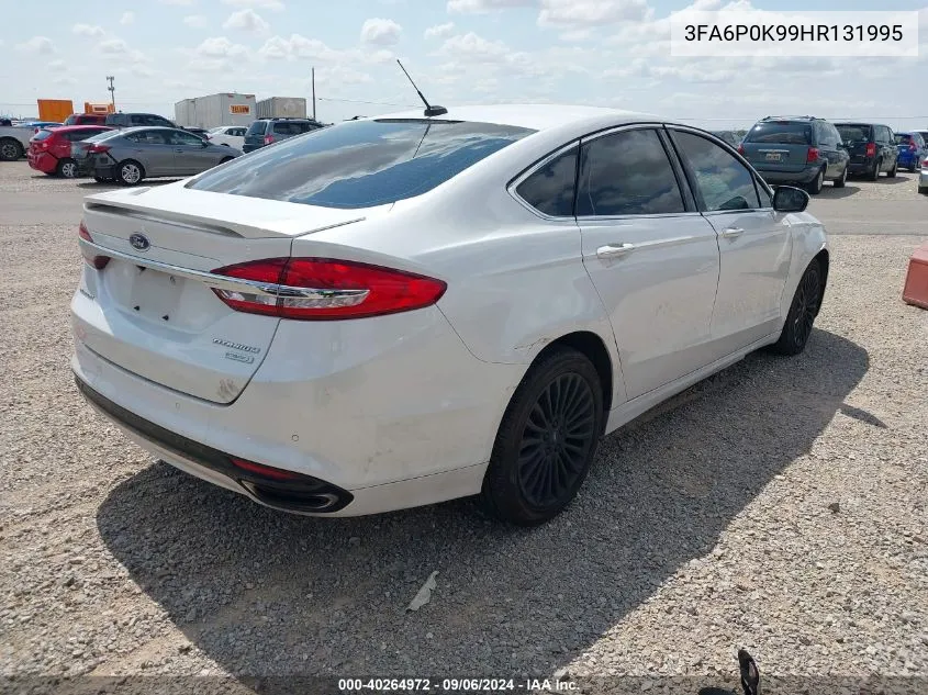 3FA6P0K99HR131995 2017 Ford Fusion Titanium