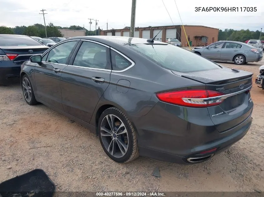 3FA6P0K96HR117035 2017 Ford Fusion Titanium