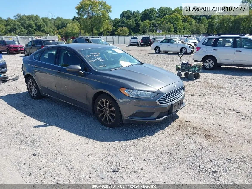 3FA6P0H72HR107477 2017 Ford Fusion Se