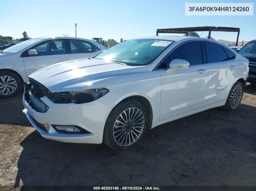 3FA6P0K94HR124260 2017 Ford Fusion Titanium