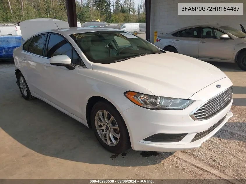 3FA6P0G72HR164487 2017 Ford Fusion S