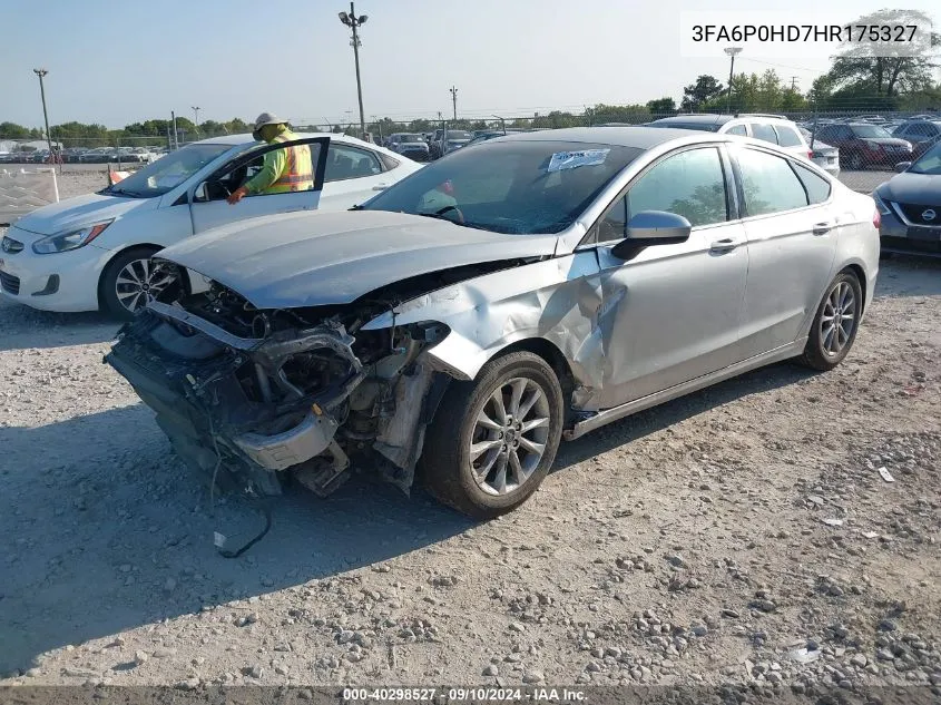 3FA6P0HD7HR175327 2017 Ford Fusion Se