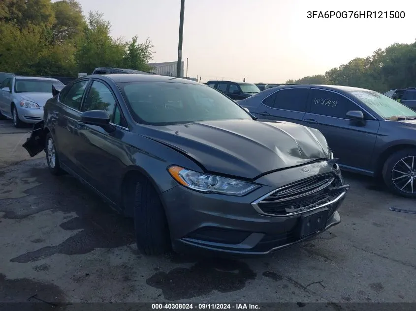 3FA6P0G76HR121500 2017 Ford Fusion S