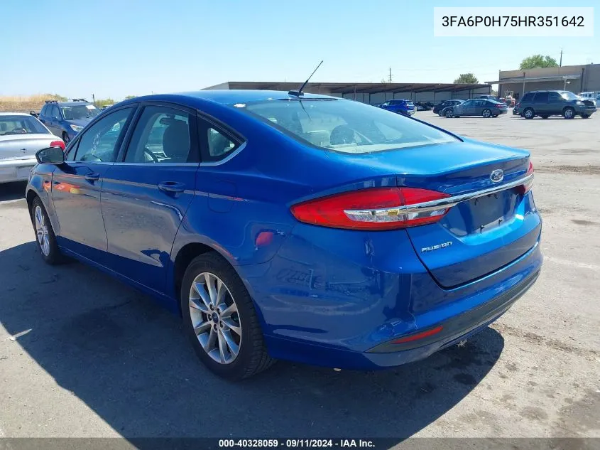 3FA6P0H75HR351642 2017 Ford Fusion Se