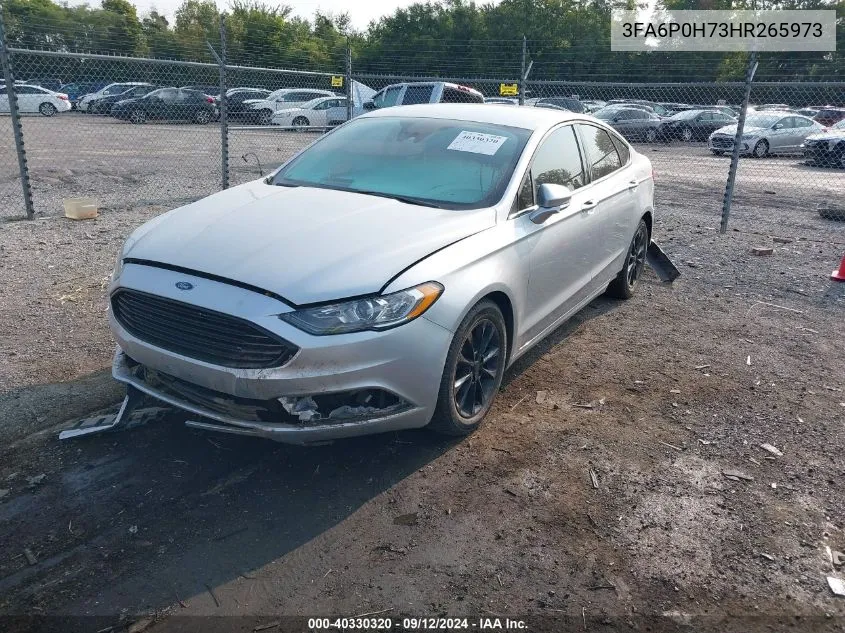 3FA6P0H73HR265973 2017 Ford Fusion Se