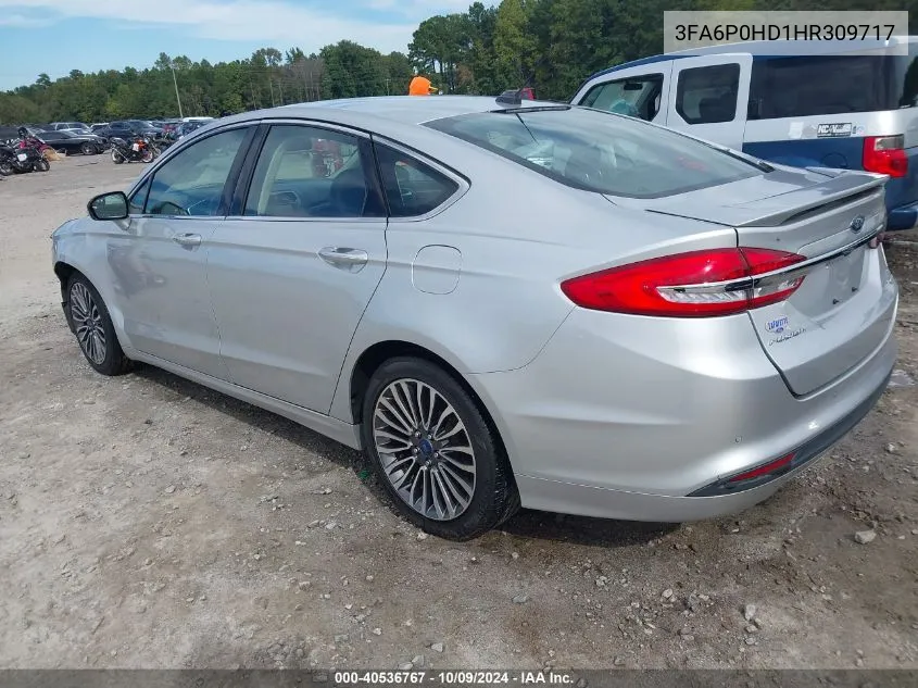 3FA6P0HD1HR309717 2017 Ford Fusion Se