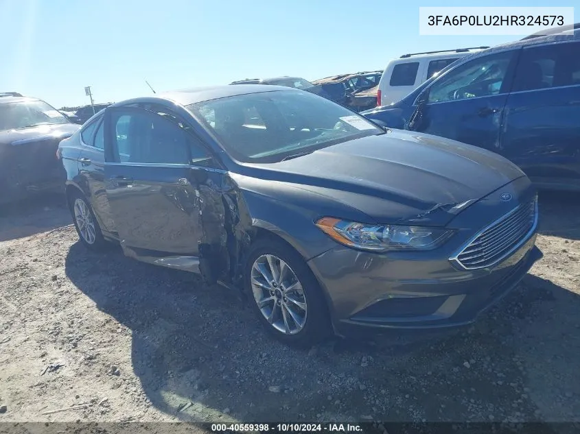 2017 Ford Fusion Hybrid Se VIN: 3FA6P0LU2HR324573 Lot: 40559398