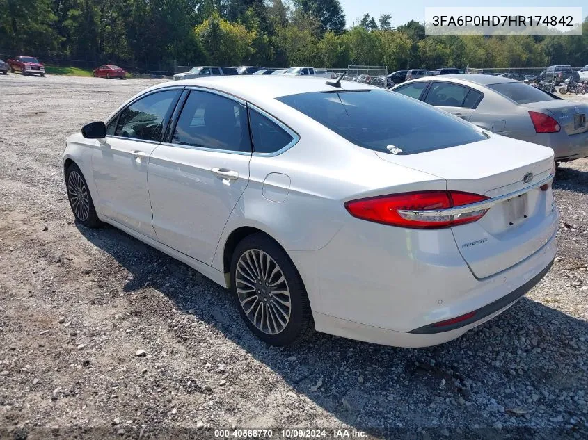 3FA6P0HD7HR174842 2017 Ford Fusion Se