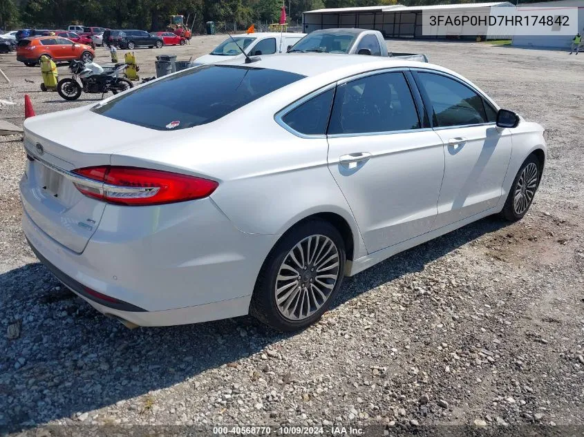 3FA6P0HD7HR174842 2017 Ford Fusion Se