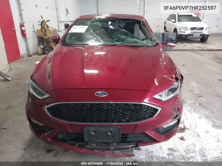 3FA6P0VP7HR252597 2017 Ford Fusion Sport