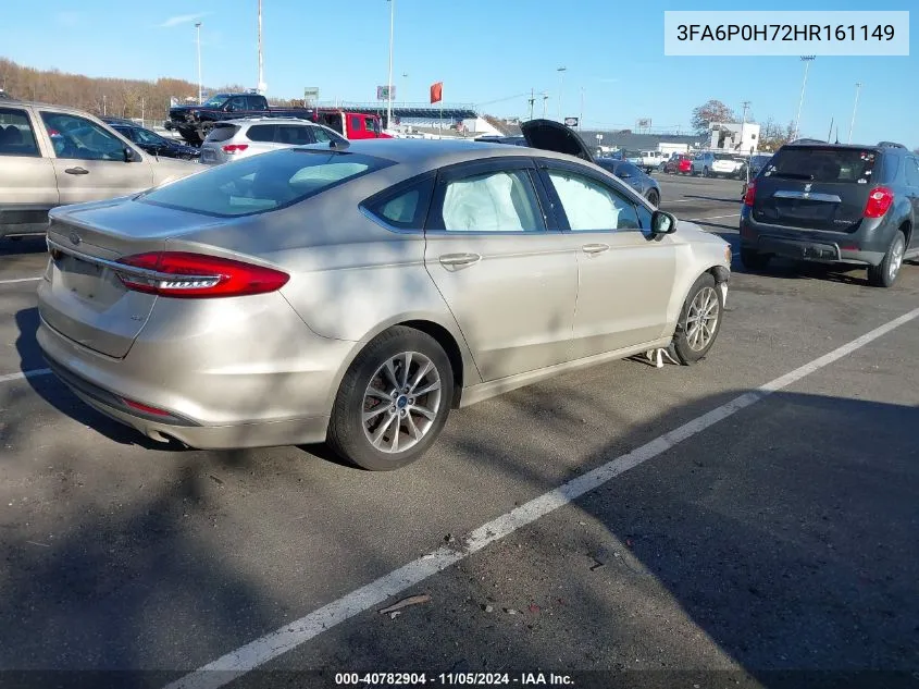 3FA6P0H72HR161149 2017 Ford Fusion Se